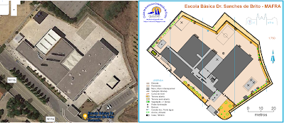 Da fotografia aérea para o mapa de orientação: o mapa é o desenho de uma área, com base na projeção vertical dos seus diversos elementos, mediante uma simbologia própria...